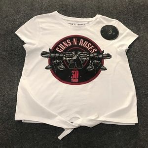 Guns & Roses 30 years Top/ White - Size 12years